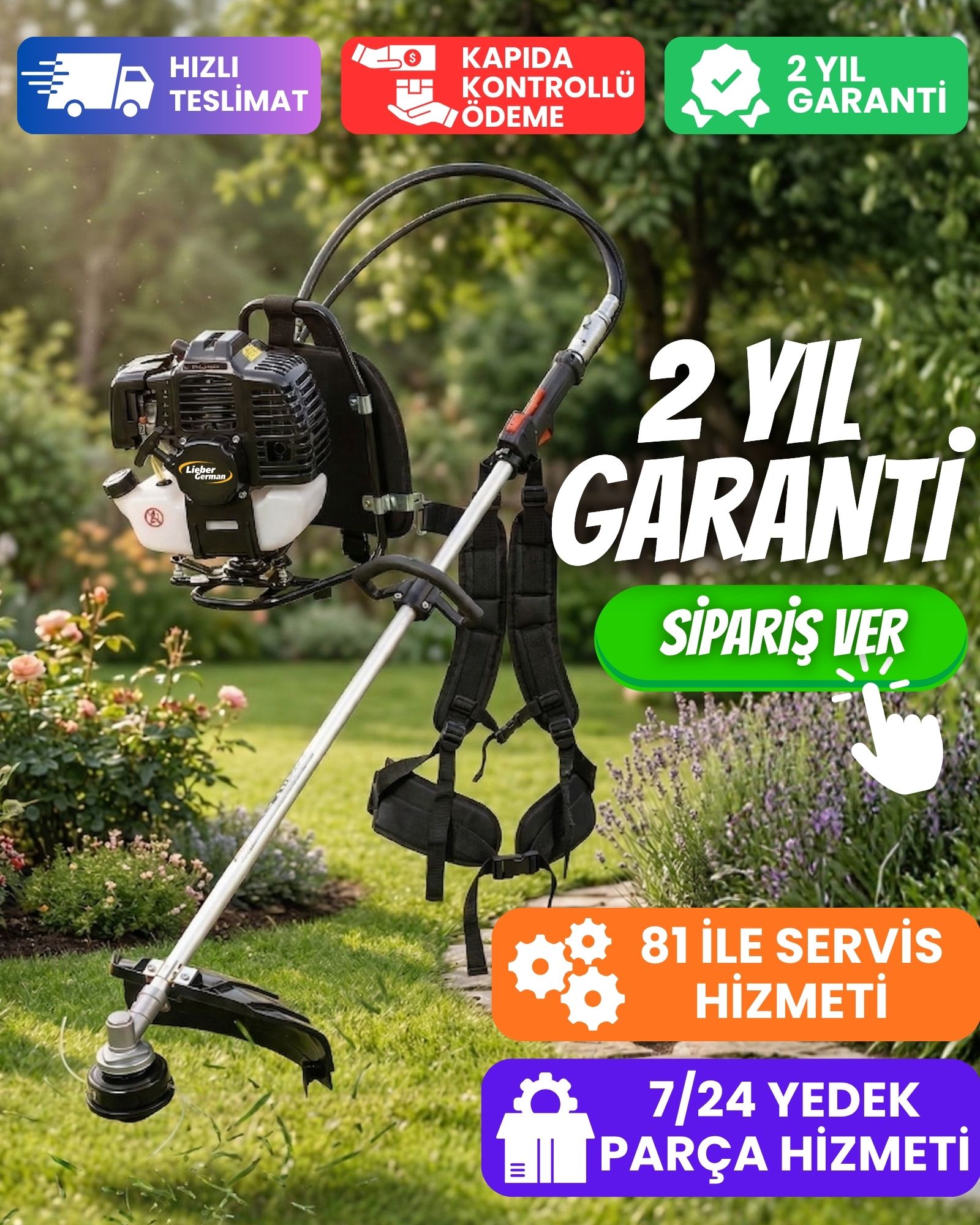 Lieber German Sırt Tipi Tırpan 4