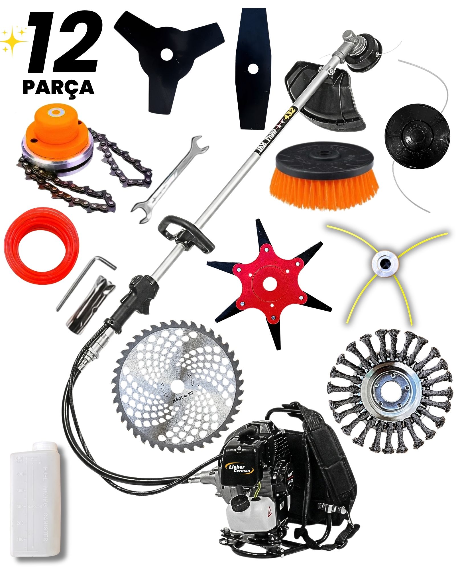 Lieber German Sırt Tipi Tırpan 6